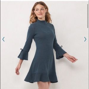 NWT LC Lauren Conrad mockneck swing dress medium